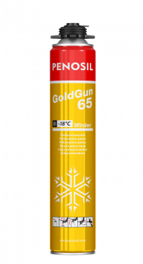 PENOSIL GoldGun 65 Winter Ziemas poliuretāna putas ar lielāku izpūsto putu apjomu