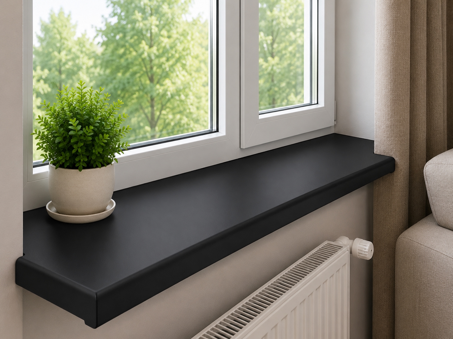Melna PVC palodze