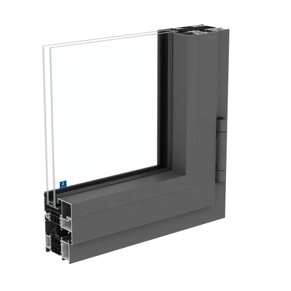 ConceptSystem 77 Reynaers Querschnitt des Aluminiumprofils