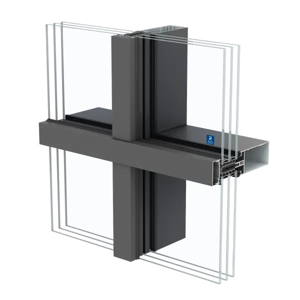 ConceptWall 50 Reynaers — Fassadensystem, Gesamtansicht des Profils