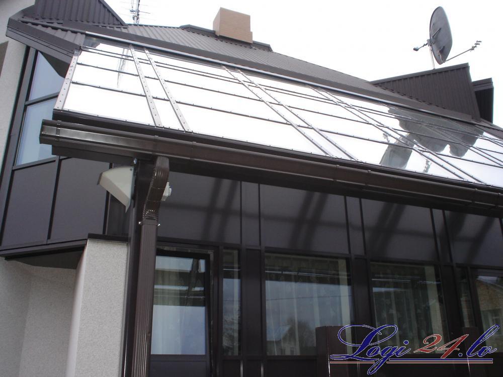 Innglassing av et tilbygg med aluminiumssystemer — et prosjekt fra Logi24s galleri