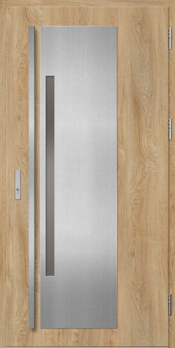 MURTER 1 — LABEL INOX · Дуб Тернер · Пескоструйное стекло