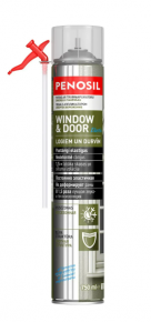 PENOSIL Window & Door Elastic straw foam пена с трубочкой для окон и дверей